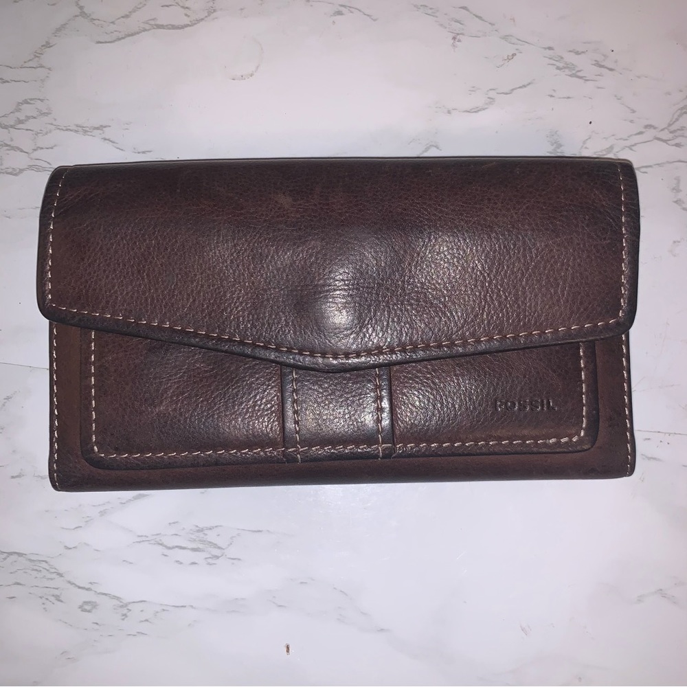Fossil Wallet Brown Leather